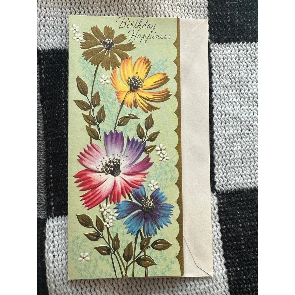 Vintage, greeting card  NEW famous artist studios 1950s